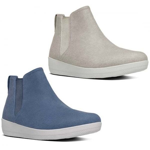 canvas chelsea boots
